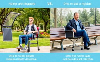 Comparativa entre sillas de ruedas plegables y sillas de ruedas rígidas