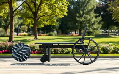 Tipos de ruedas para sillas de ruedas: neumáticas, macizas y traseras grandes