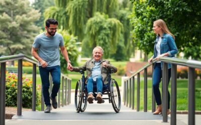 Consejos para subir escaleras con rampa usando silla de ruedas